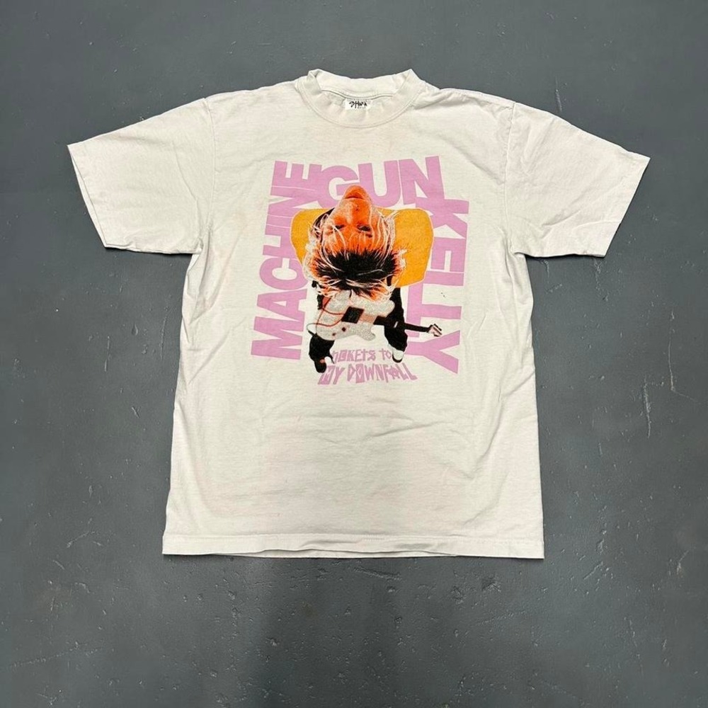 Machine Gun Kelly "tickets to my downfall" 2021 tour double sided big print Tee